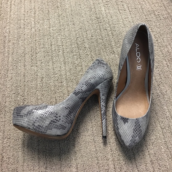 Aldo snake skin platform heels - Picture 2 of 3