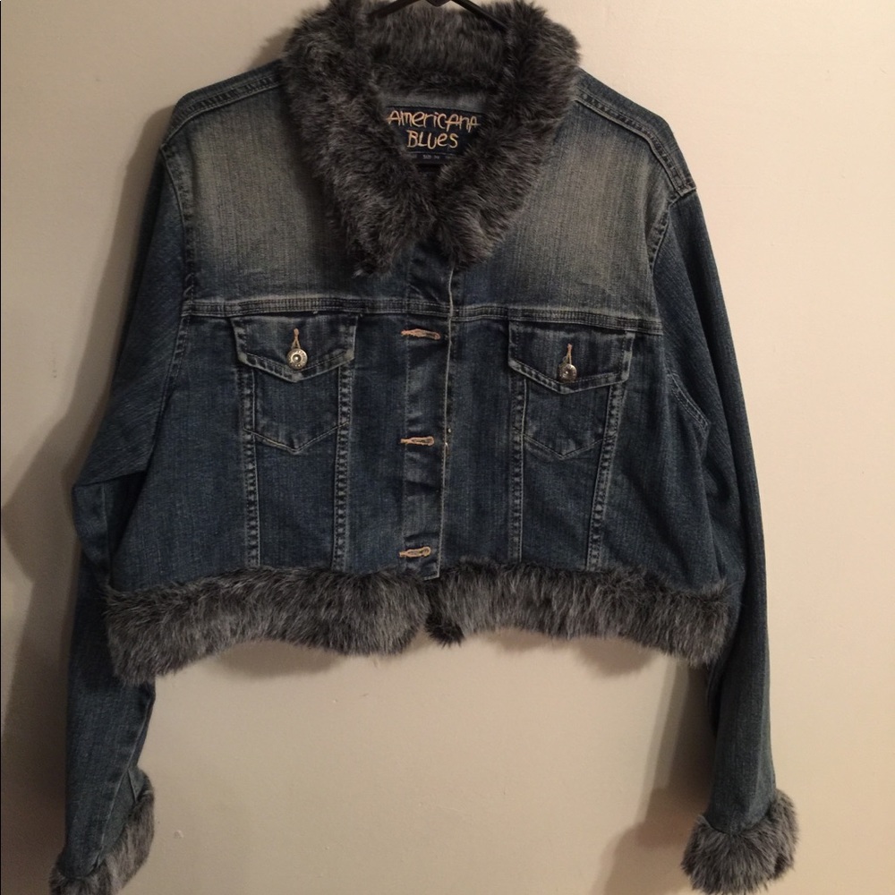 Denim / Fur Jacket