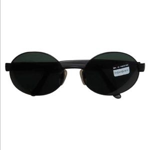 YSL Black Sunglasses 6050 Y178 Gray Gradient Lens