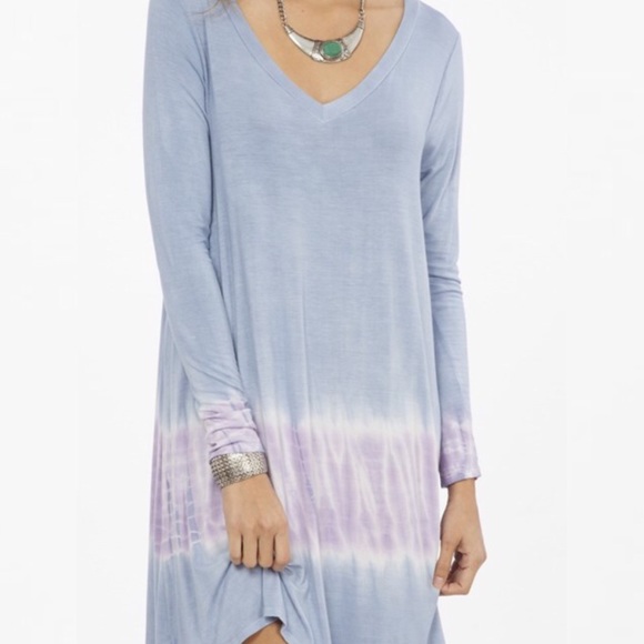 Last 1! Medium Peach Love California Tie Dye Dress - Picture 8 of 8