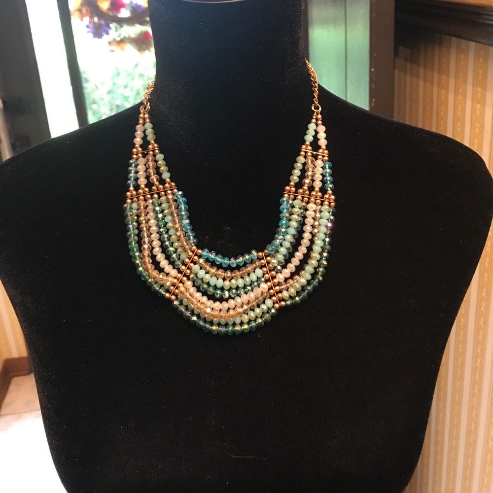 Beautiful gold and blue shiny stones