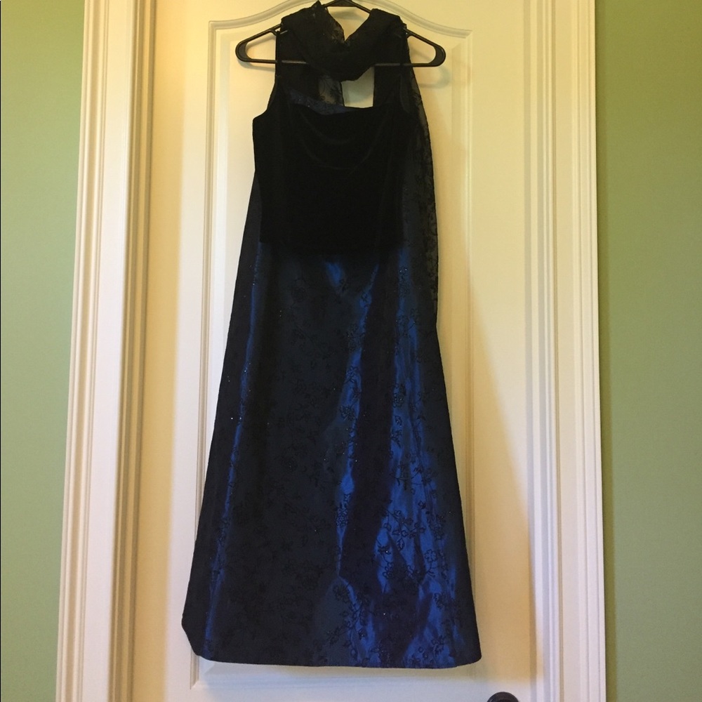 Two piece prom dress