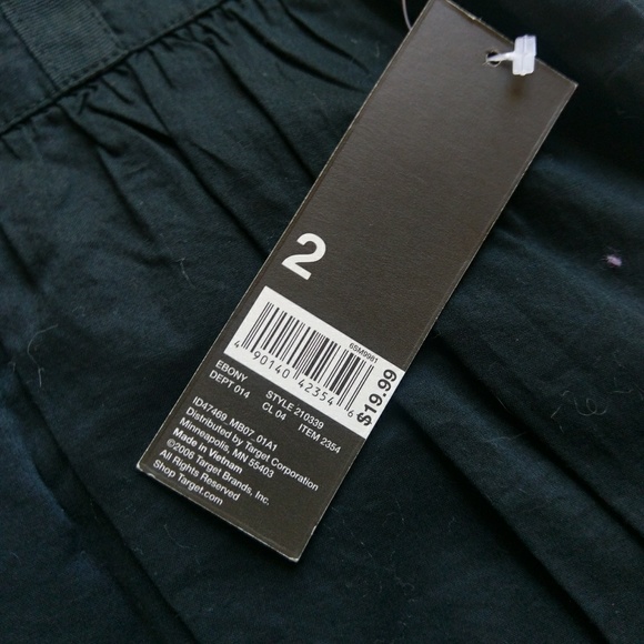 NWT Mossimo cotton a-line skirt, size 2 - Picture 3 of 5