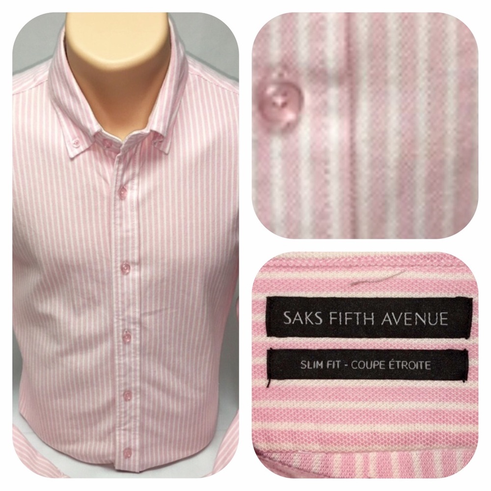 Saks Fifth Avenue slim fit shirt (M)