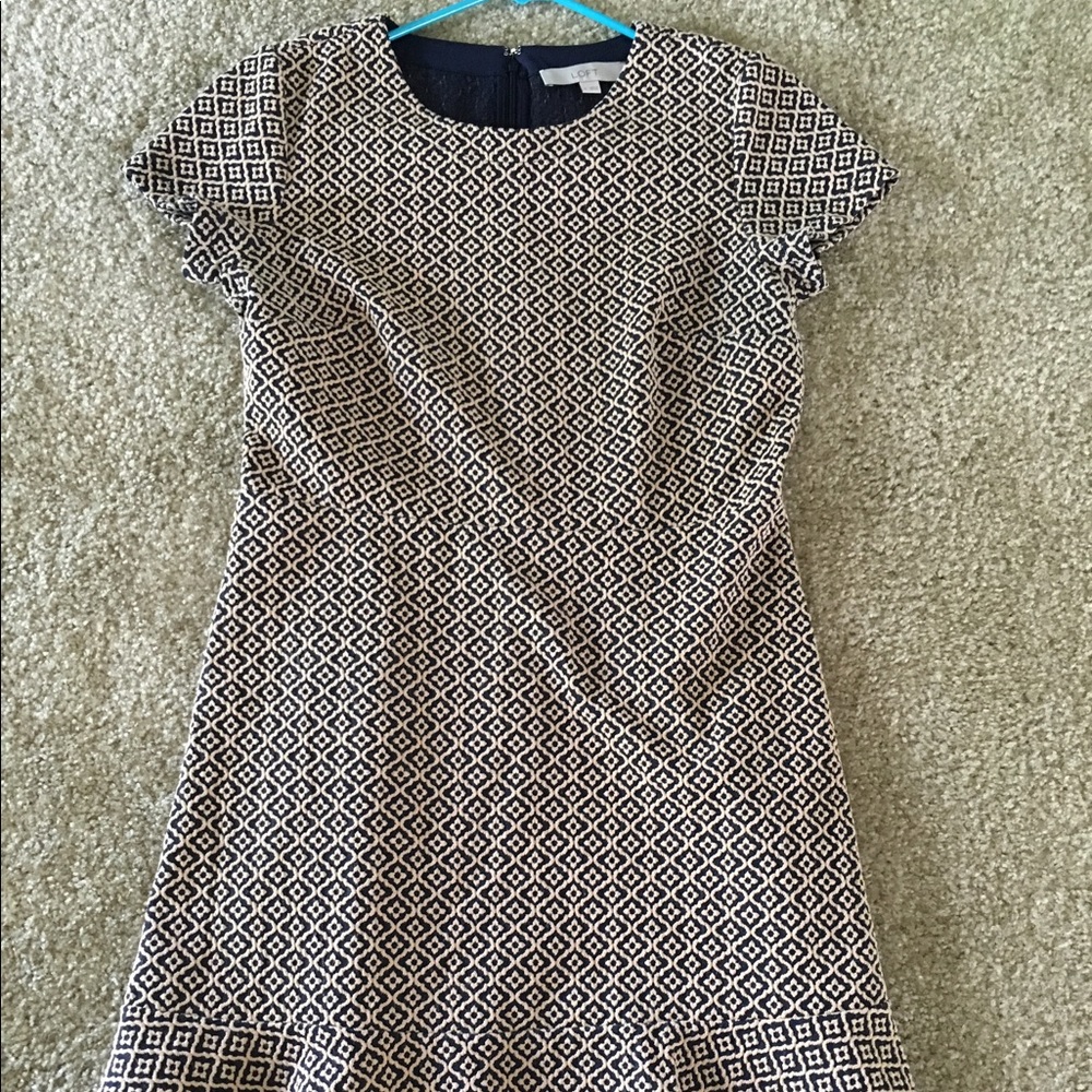 Loft unique pattern dress!