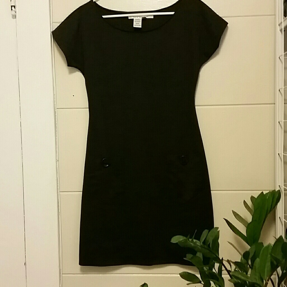 Classic Charcoal Dress, Medium, Office Wear