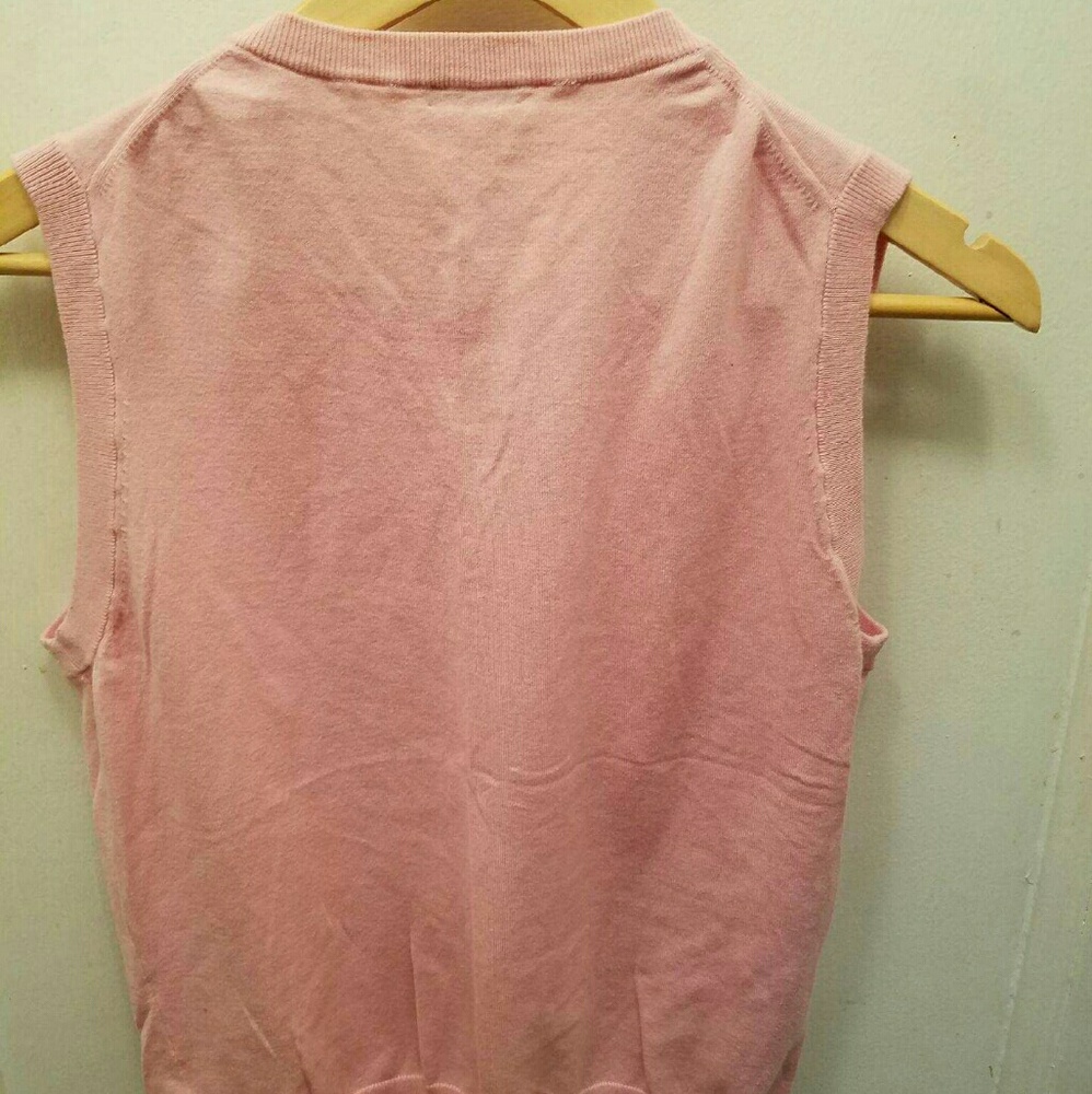 Jcrew  sleavless  cotton pink in pastel pink color - Picture 2 of 3