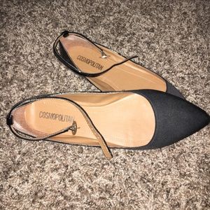 Cosmopolitan black flats