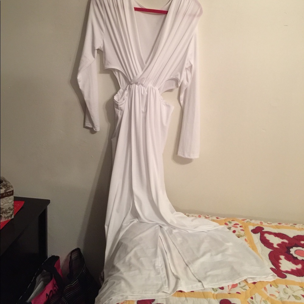 All White Summer Dress