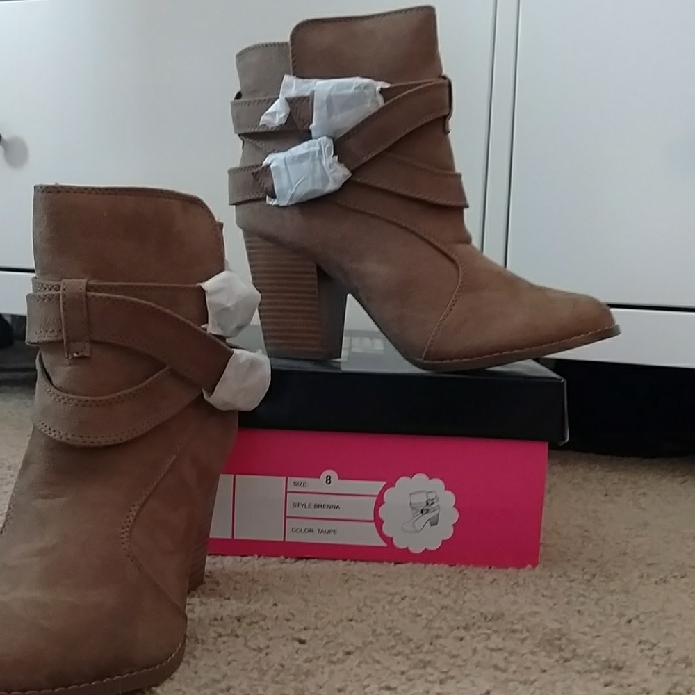 Tan Booties