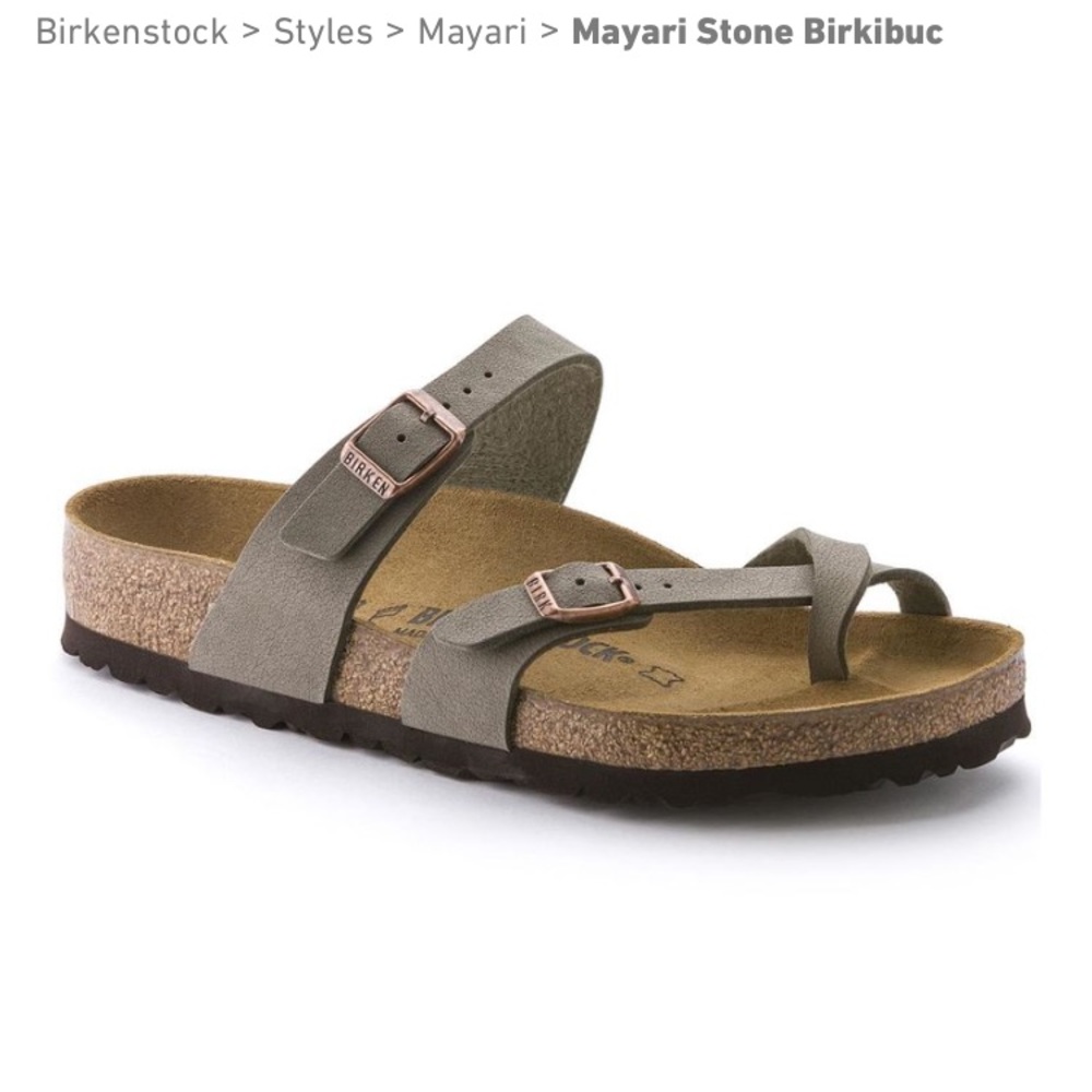 ISO stone mayari birkenstock sandals size 37 EU
