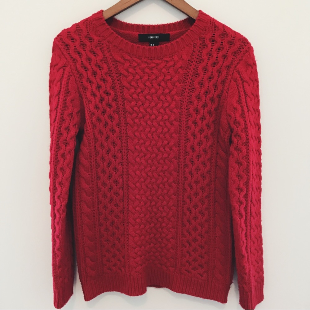 STAPLE Forever 21 red sweater!