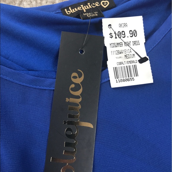 Blue juice dress. NWT - Picture 2 of 2