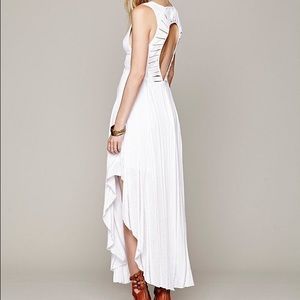 Free People Mount Azuma Knit Dress, White, Size 0