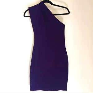 *NWT* Purple one-shoulder minidress
