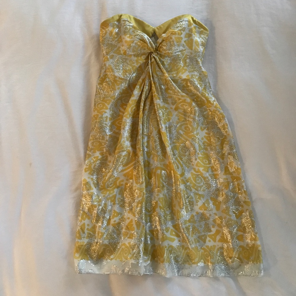 Nicole Miller Collection strapless dress