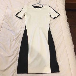 Wilfred black and white dress