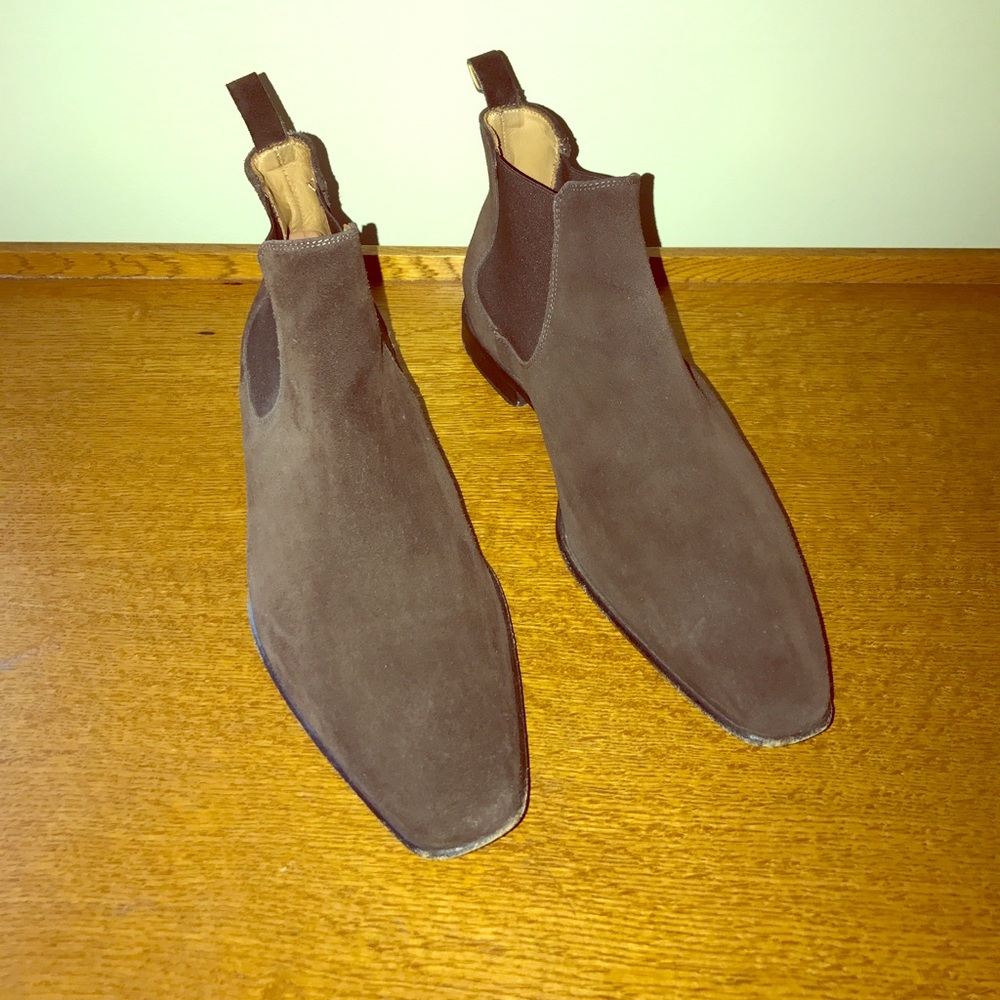 Paul Smith suede Chelsea "Beatle" boots 9.5 UK