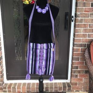 Beautiful purple cross the body bag