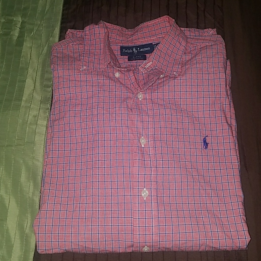 Ralph Lauren Long Sleeve Plaid Button Up
