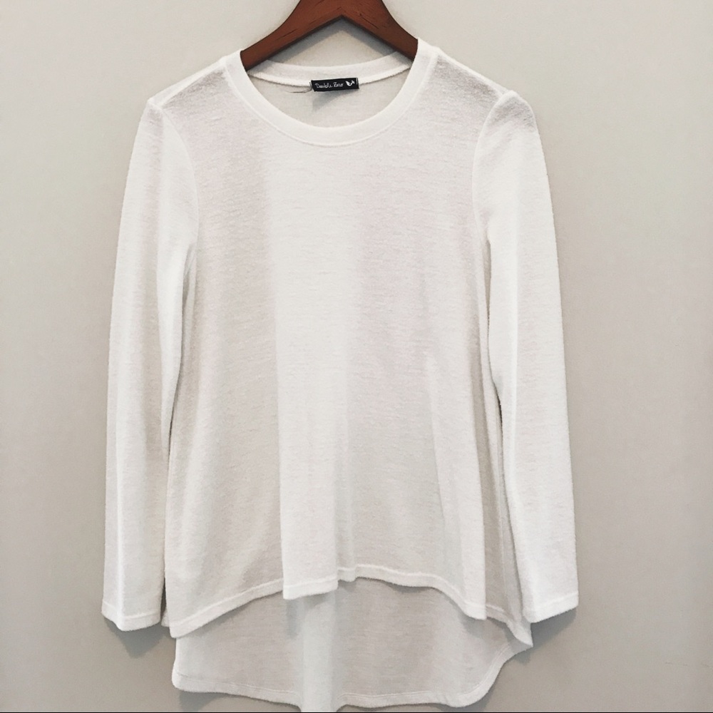 STAPLE high low white shirt!