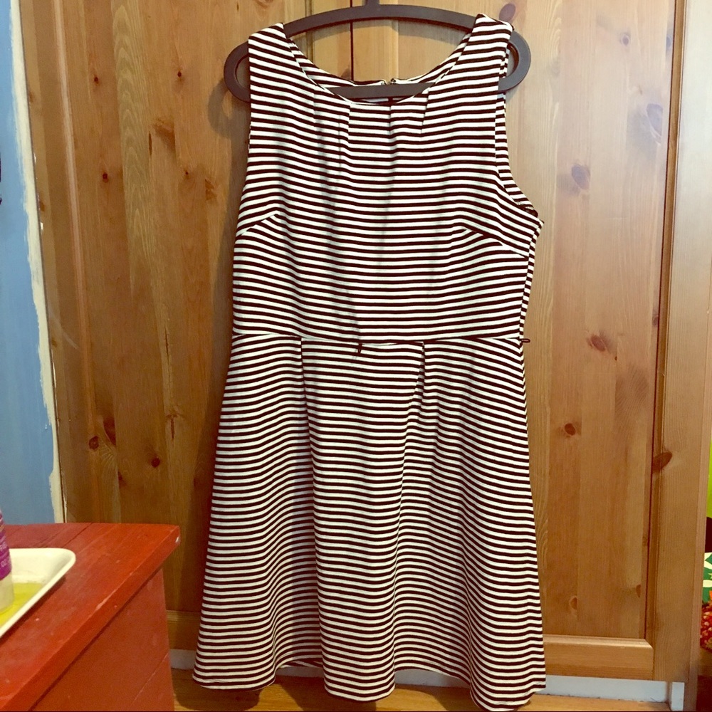 Plus size stripe dress!