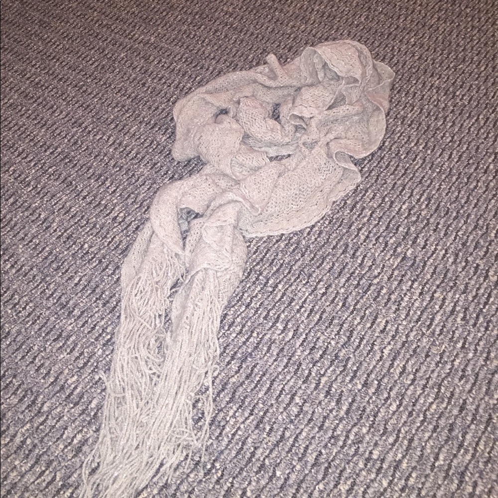 Grey Sparkly Scarf