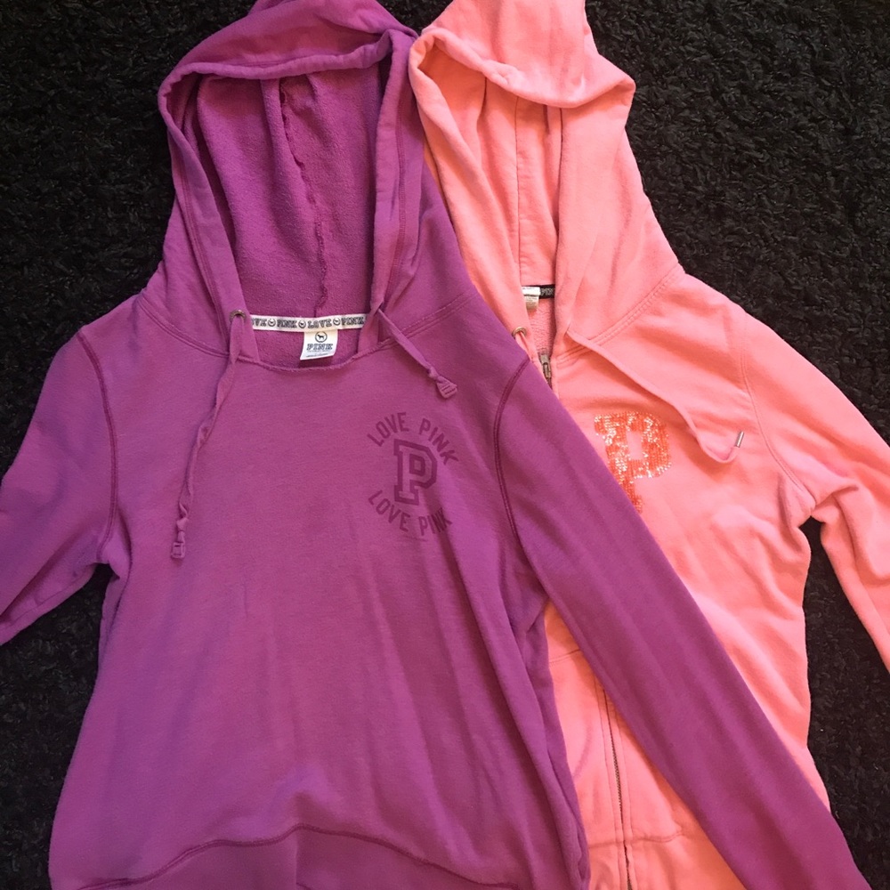 V.S. Pink- Small Sweatshirt & Jacket Bundle! 💕
