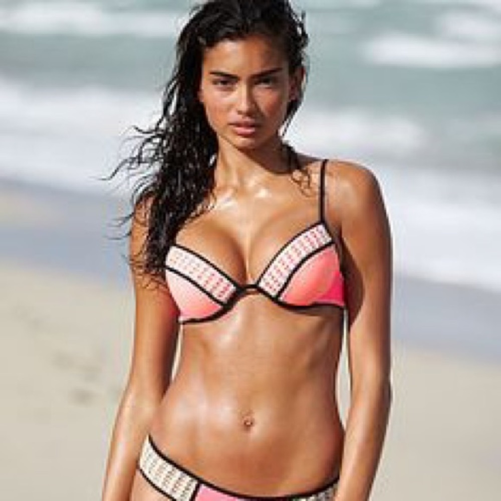 victoria's secret stitched fabulous bikini top