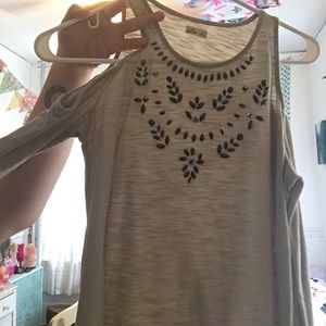 Hollister cold shoulder top