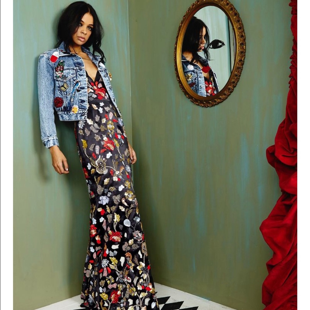 Alice+Olivia GORGEOUS beaded gown!! Like New!!!