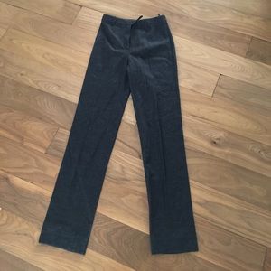 Prada wool greyish black pants