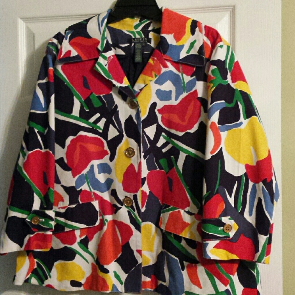 Ralph Lauren Floral Pattern Jacket