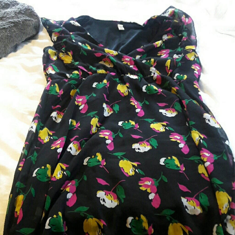 Flower print dress