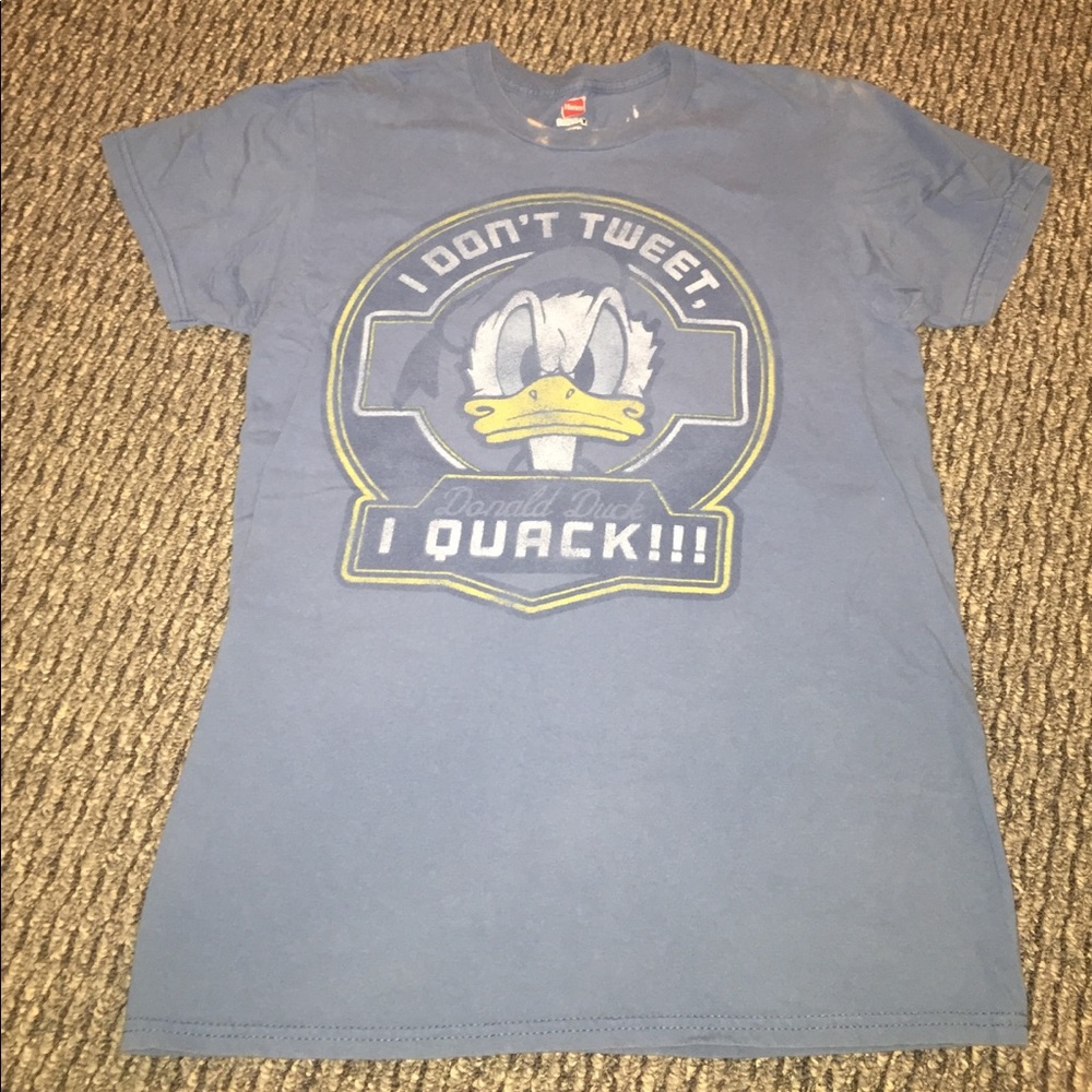 Donald Duck "I Don't Tweet I Quack"DisneyWorld Tee