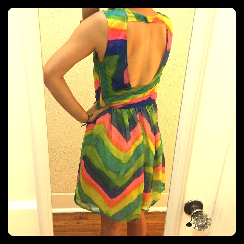 🌈ASOS chiffon dress