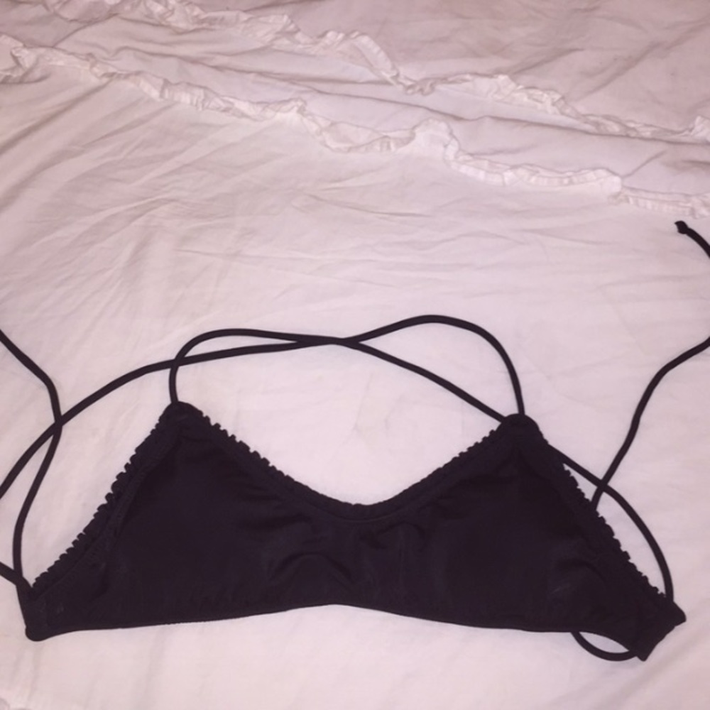 Small black victoria's secret bathing suit top