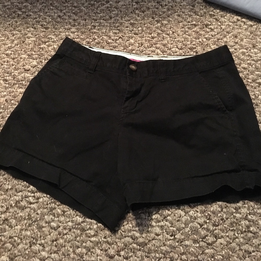 Old Navy perfect 5" black shorts size 6