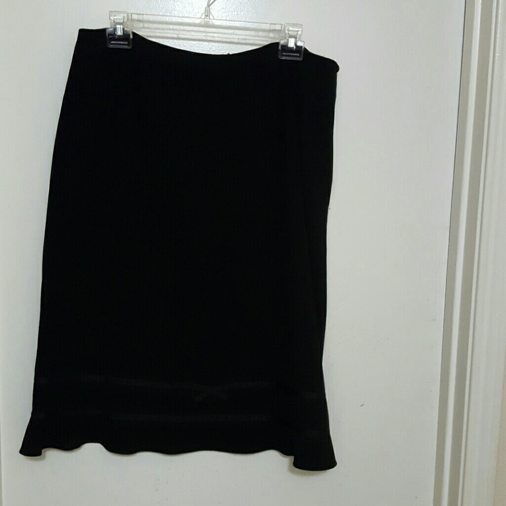Black skirt