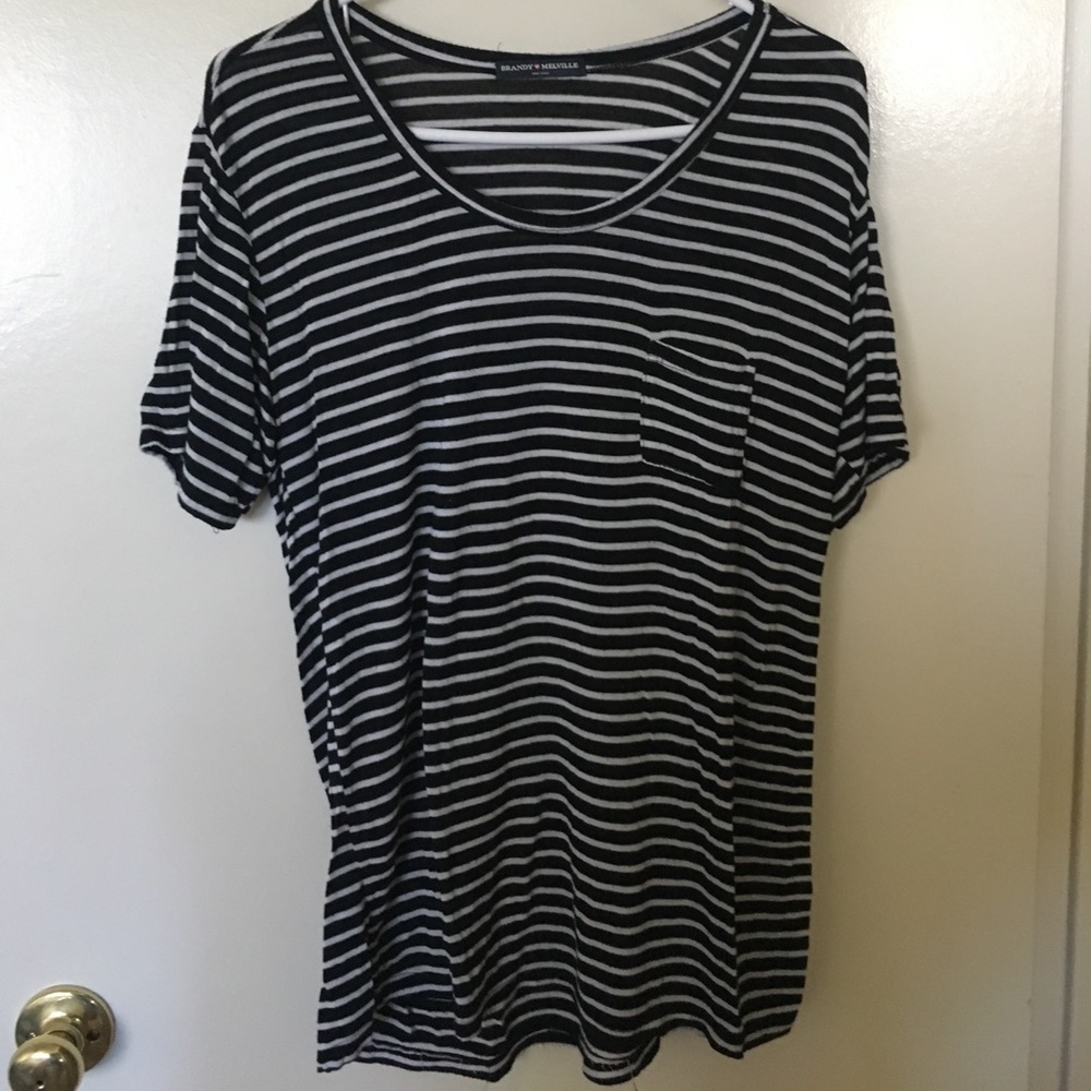 Brandy Melville Striped T-shirt Dress