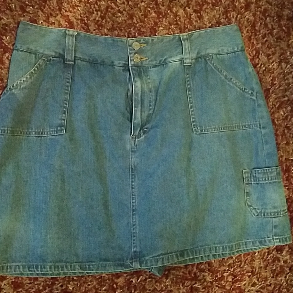 Denim Skort