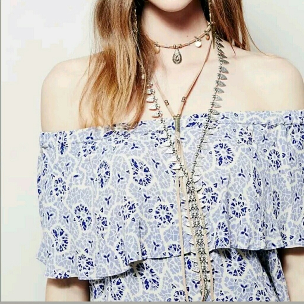 Free People Off The Shoulder top or mini dress