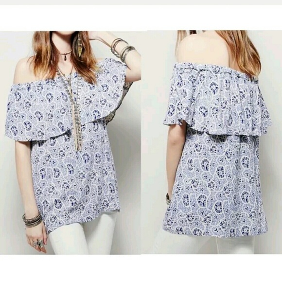 Free People Off The Shoulder top or mini dress - Picture 2 of 4