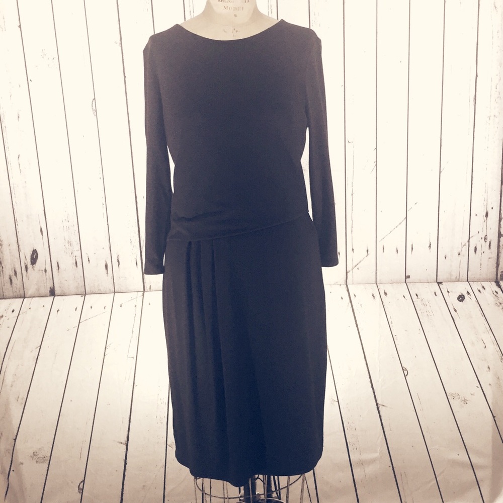Ann-Taylor Knit Black Dress