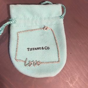 Tiffany and co Love bracelet.