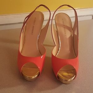 Audrey Brooke platform multi heels