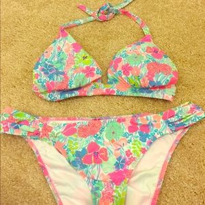 Victoria's Secret Flower Swimsuit size Large