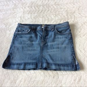 7 For All Mankind Denim Skirt