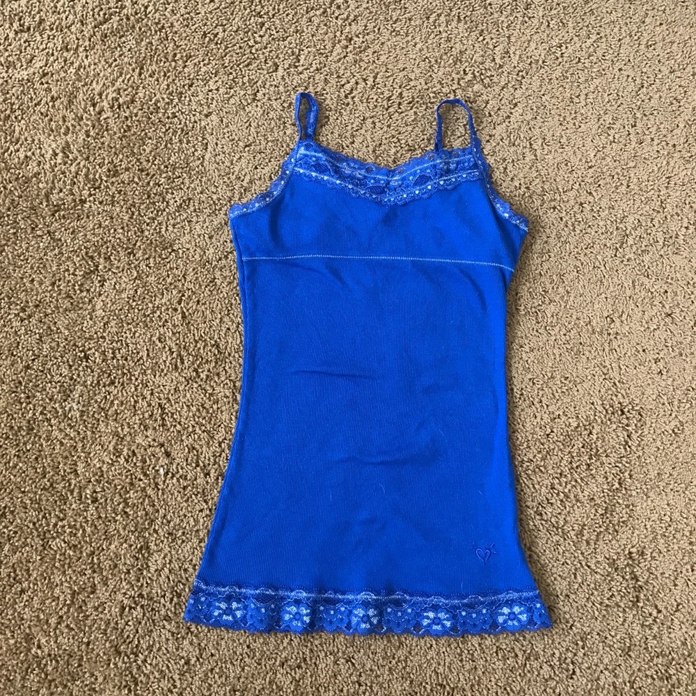 Justice Blue Lace Cami