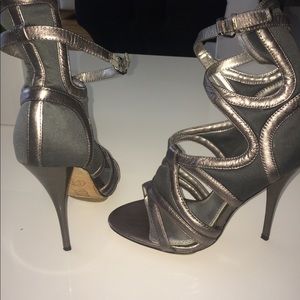 Bebe silver sandals
